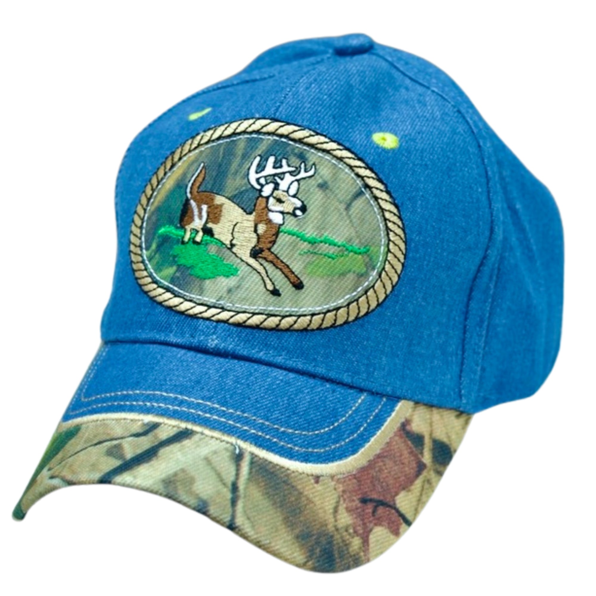Hunting Camo with Deer Baseball Cap